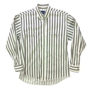 Mens Vintage Wrangler Long Sleeve Button Down Shirt SIze 161/2 35 90s